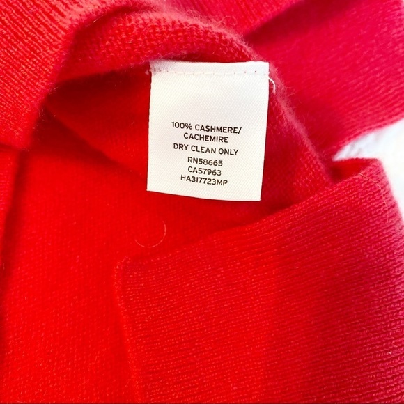 Halogen 100% Cashmere V-Neck Pink Sweater - XL - Picture 5 of 10